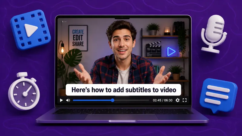 How to Add Subtitles to a Video: Free AI Captions (2026)