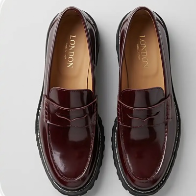 Burgundy Loafers