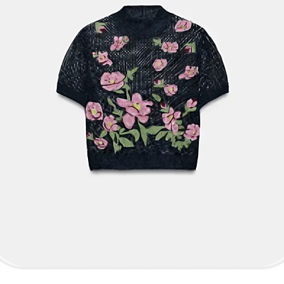 Floral Knit Top
