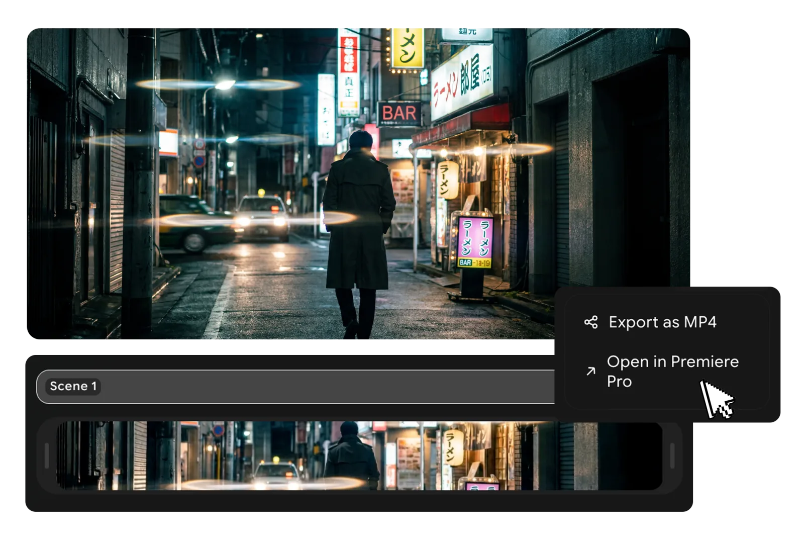 Build your timeline from Film Studio